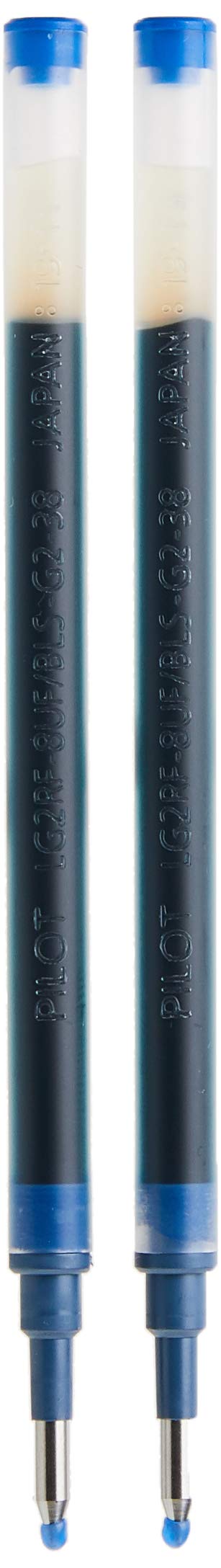 Pilot, G2 Gel Ink Refills, Ultra Fine Point 0.38 mm, Blue, Pack of 2