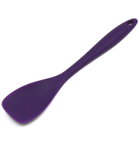 Chef Craft Premium Silicone Spoon Spatula, 11.5 inch, Purple