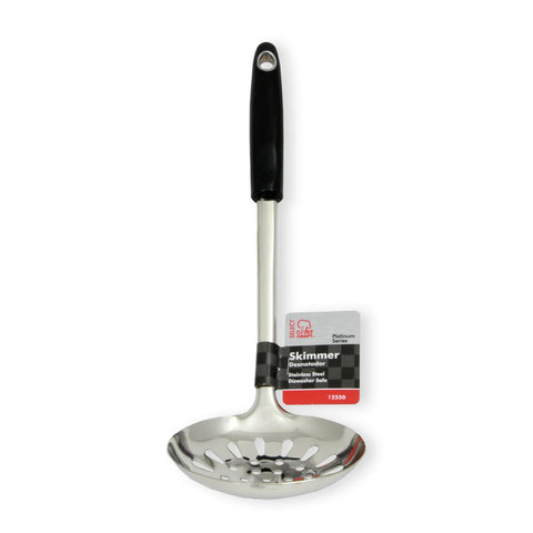 Chef Craft Select Slotted Skimmer, 13.75 inch, Stainless Steel