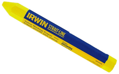 IRWIN Tools STRAIT-LINE Lumber Crayons, Yellow (66406)