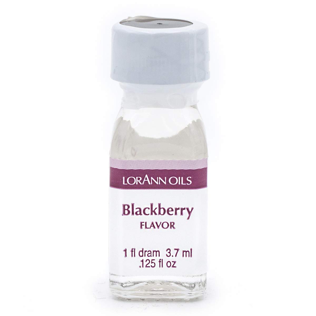LorAnn Oils Super Strength Flavoring - Used For Candy Making, Flavoring, Baking, Hard Candy, & Flavor Oils - Bold, Natural Flavors 4X Stronger Than Extracts - Blackberry, Pack of 2, 0.125 fl oz