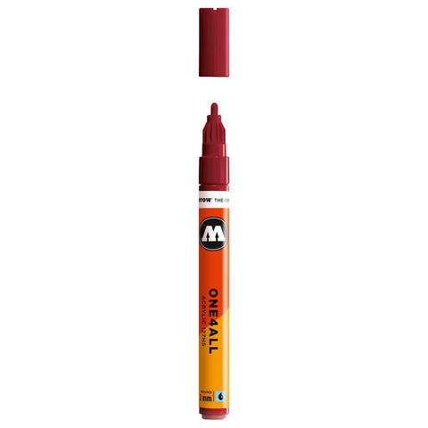 Molotow ONE4ALL Acrylic Paint Marker, 2mm, Burgundy, 1 Each (127.204)