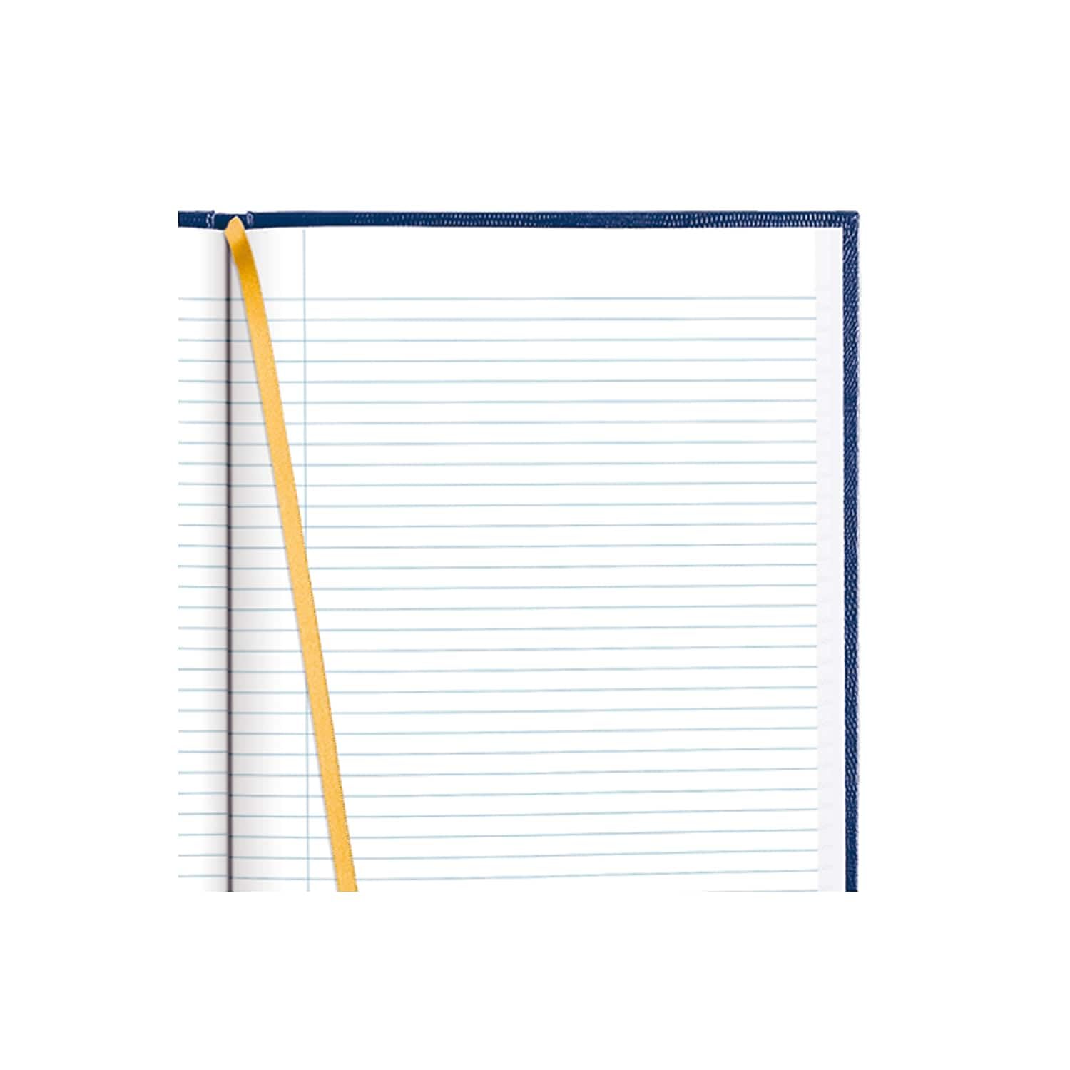 Blueline Executive Journal, Lizard-Like Hard Cover, Ribbon Bookmark, 150 Pages, 10.75" x 8.5", Blue (A10.82)