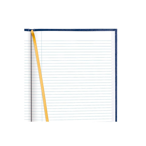 Blueline Executive Journal, Lizard-Like Hard Cover, Ribbon Bookmark, 150 Pages, 10.75" x 8.5", Blue (A10.82)