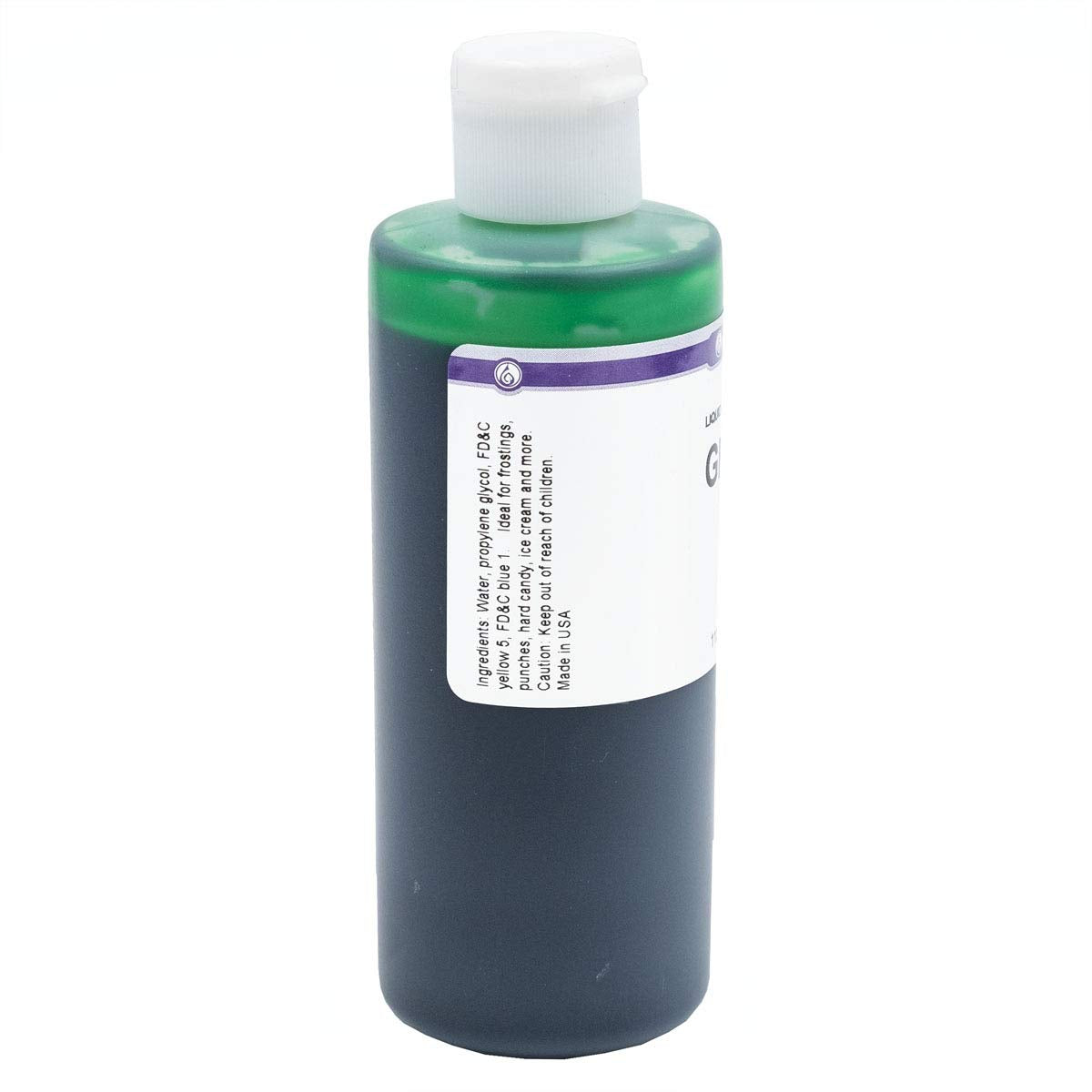 LorAnn Green Liquid Food Coloring, 4 ounce bottle