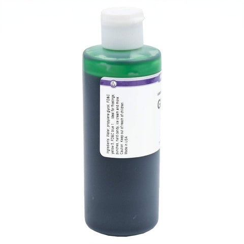 LorAnn Green Liquid Food Coloring, 4 ounce bottle