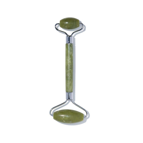 Revlon Jade Stone Face Roller, Dual-Sided Face Massager to Cool and De-Puff, Jade, 1 Count