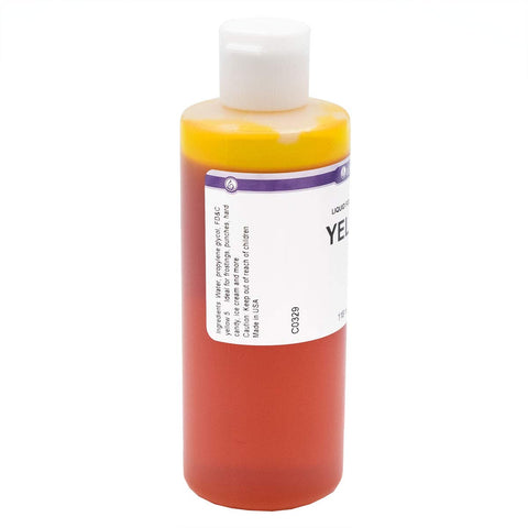 LorAnn Yellow Liquid Food Coloring, 4 ounce bottle