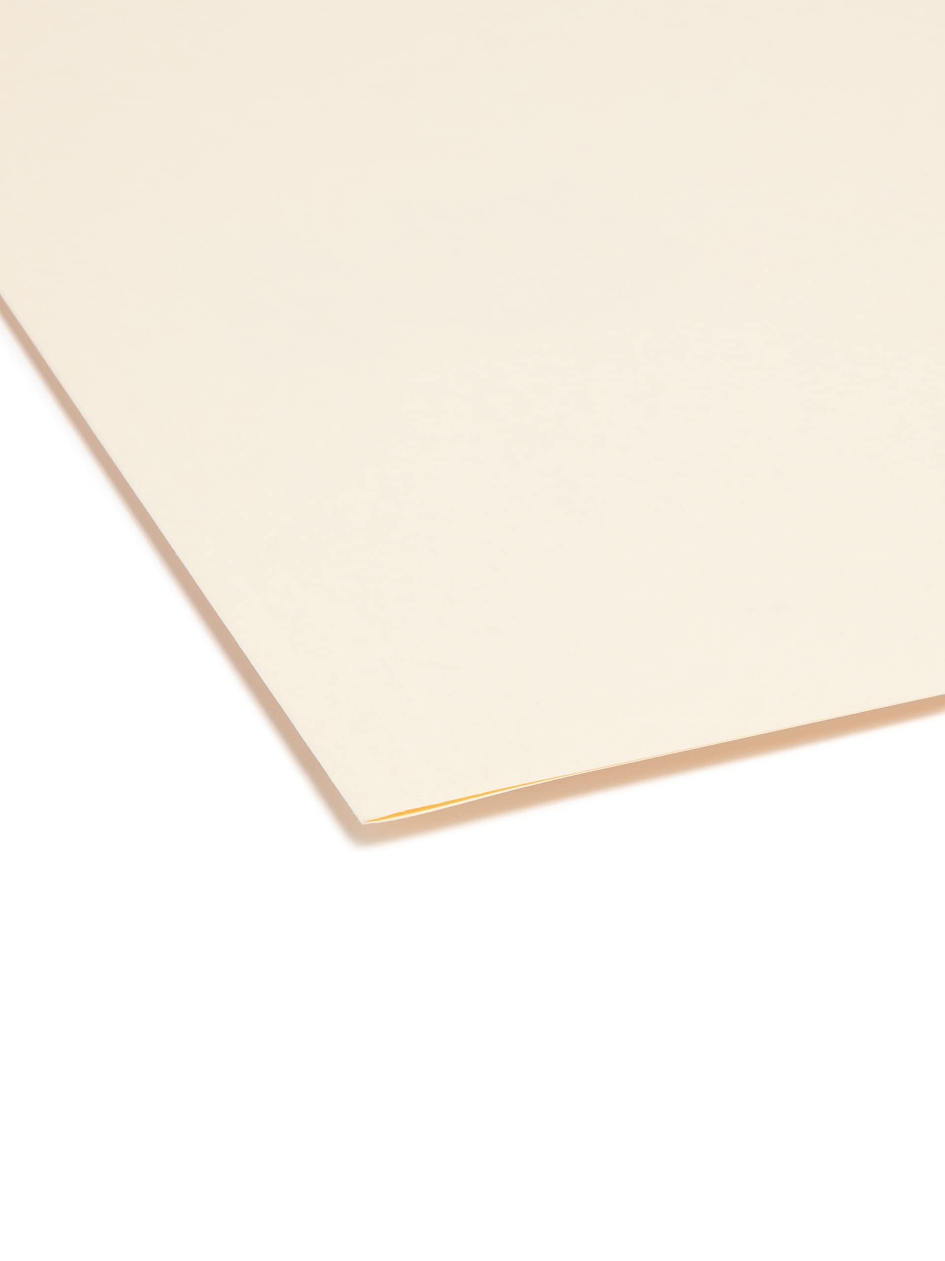 Smead SuperTab File Folder, Oversized 1/3-Cut Tab, Letter Size, Manila, 24 Per Pack (11920)