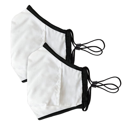 Tommie Copper Community Wear Face Masks I Double Lined, Copper Infused, Ear Straps & Nose Wire, Face Covering (Pack of 2)