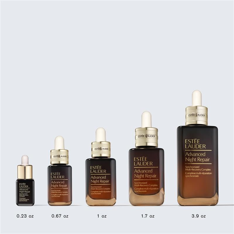 Estée Lauder Advanced Night Repair Face Serum Synchronized Multi-Recovery Complex with Hyaluronic Acid & Peptides| Anti Aging & Hydrating, 1 Fl Oz