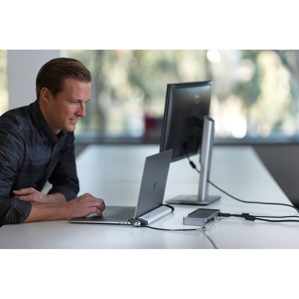 Kensington MacBook and Surface Laptop Locking Station (no Lock Cable Included) (K64451WW), White