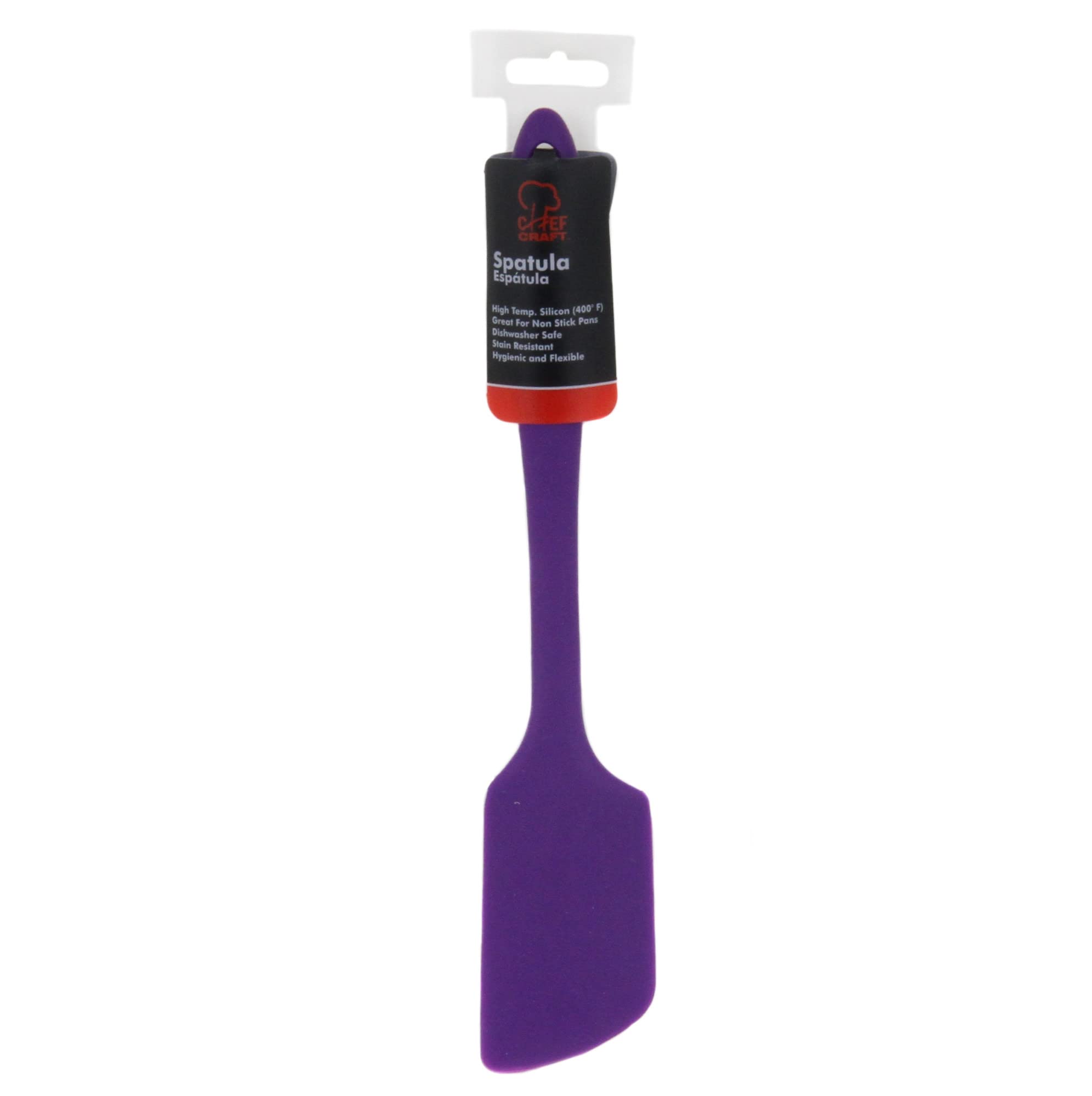 Chef Craft Premium Silicone Spatula, 11 inch, Purple