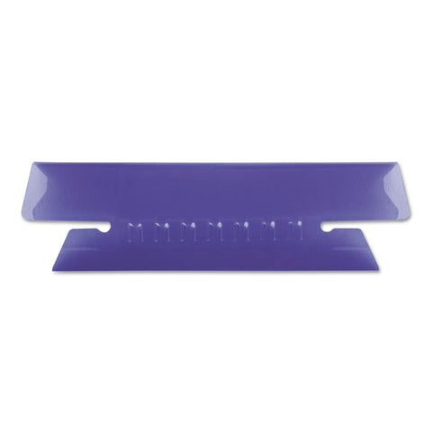 Pendaflex 4312VIO Hanging File Folder Tabs, 1/3 Tab, 3 1/2 Inch, Violet Tab/White Insert, 25/Pack