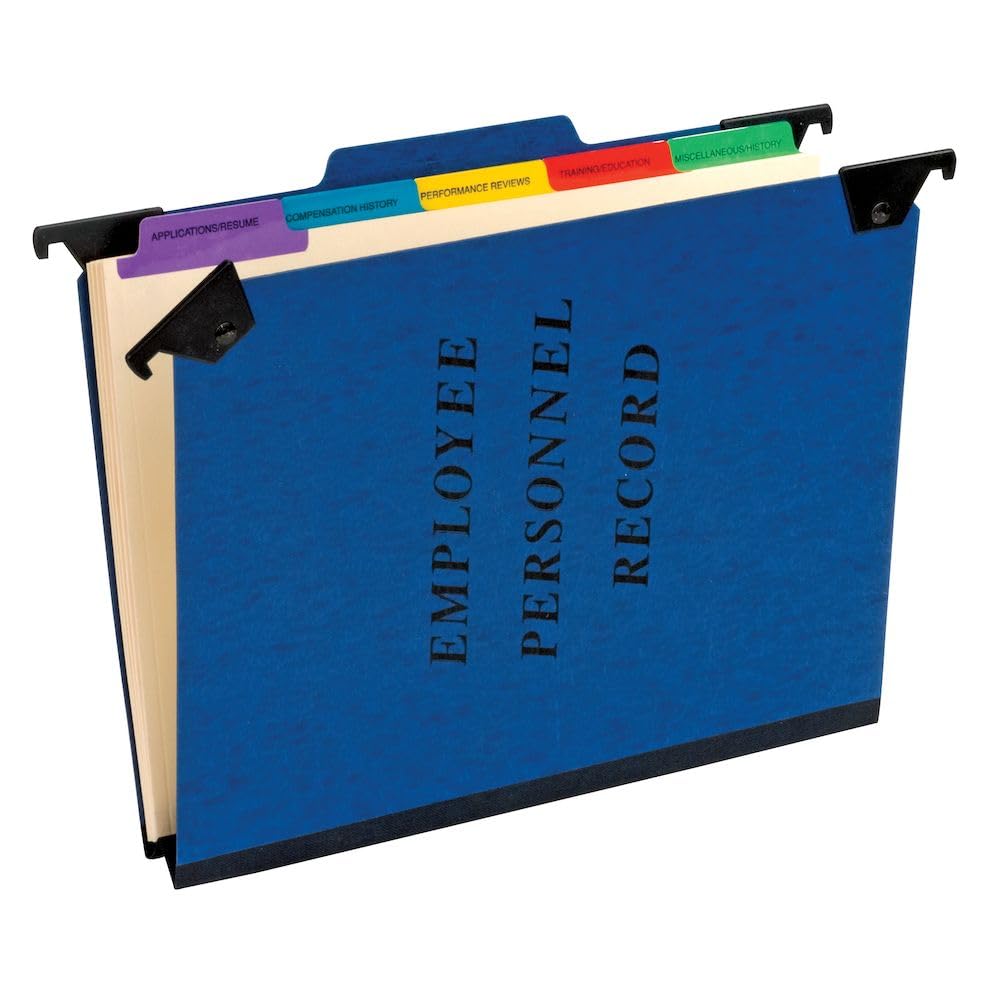 Pendaflex Employee/Personnel Folders, Blue (SER-2-BL)