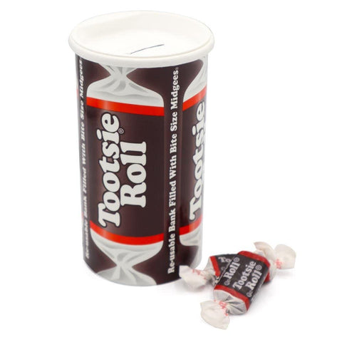 Tootsie Roll Bank, 4oz (Pack of 2)