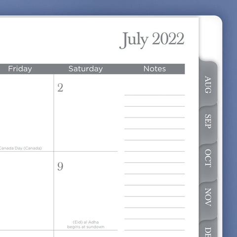 Cambridge 2022-2023 Planner, Weekly & Monthly Academic, 5-1/2" x 8-1/2", Small, Della (1618-200A)