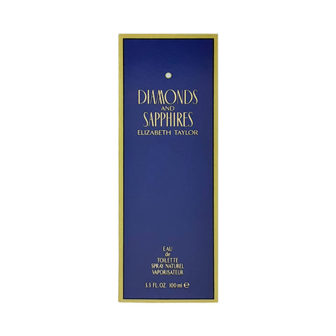 DIAMONDS & SAPHIRES by Elizabeth Taylor Eau De Toilette Spray 3.4 oz for Women - 100% Authentic
