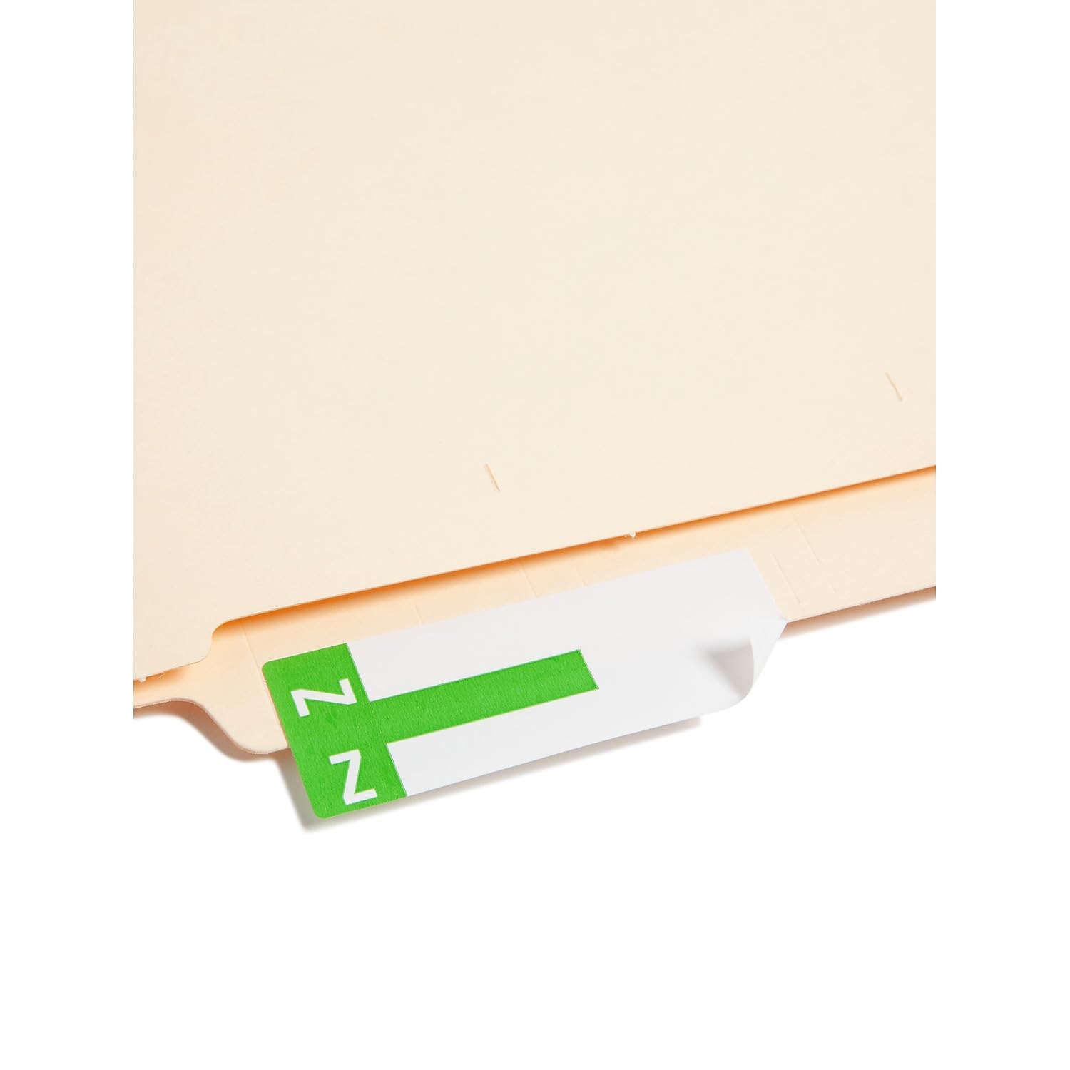 Smead AlphaZ NCC Color-Coded Label, M&Z, Label Sheet, Light Green, 100 per Pack (67164)