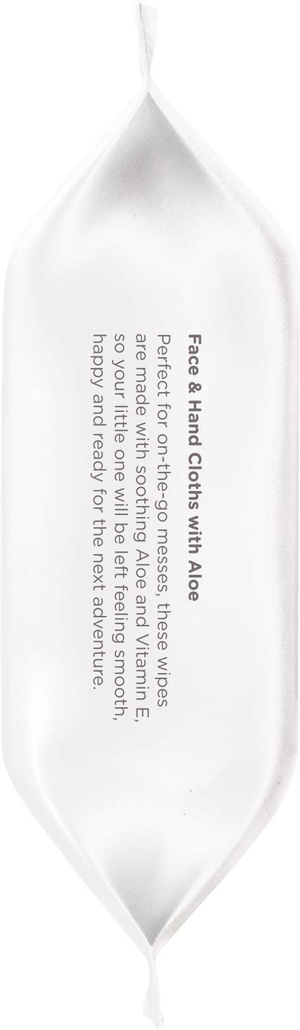 Burt's Bees Baby Face & Hand Cloths, Unscented Cleansing Wipes - 30 Wipes (Packaging May Vary)