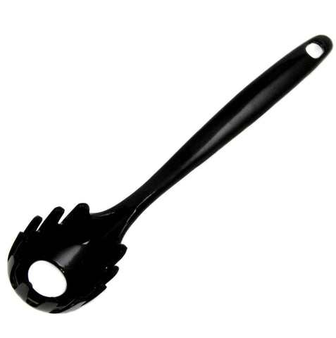 Chef Craft Basic Melamine Spaghetti/Pasta Fork, 11 inch, Black