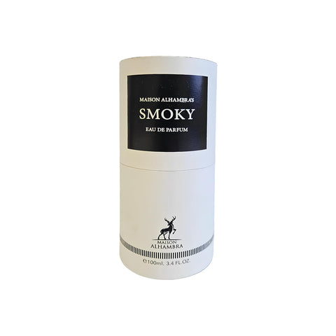 Maison Alhambra Lattafa Smoky Eau de Parfum Spray for Unisex, 3.4 Ounce
