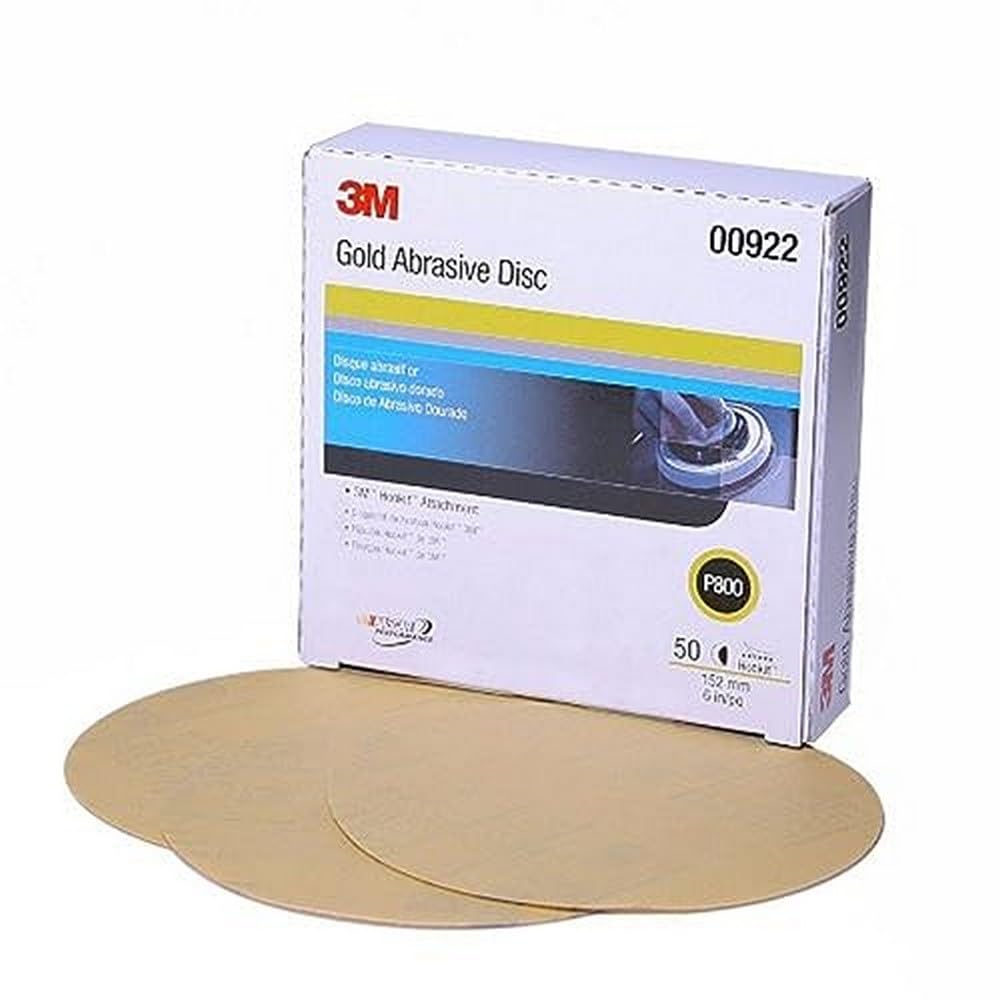 3M Hookit Gold Disc 216U, 00916, 3 in, P220 Grade, 50 Discs, Automotive Abrasive Discs