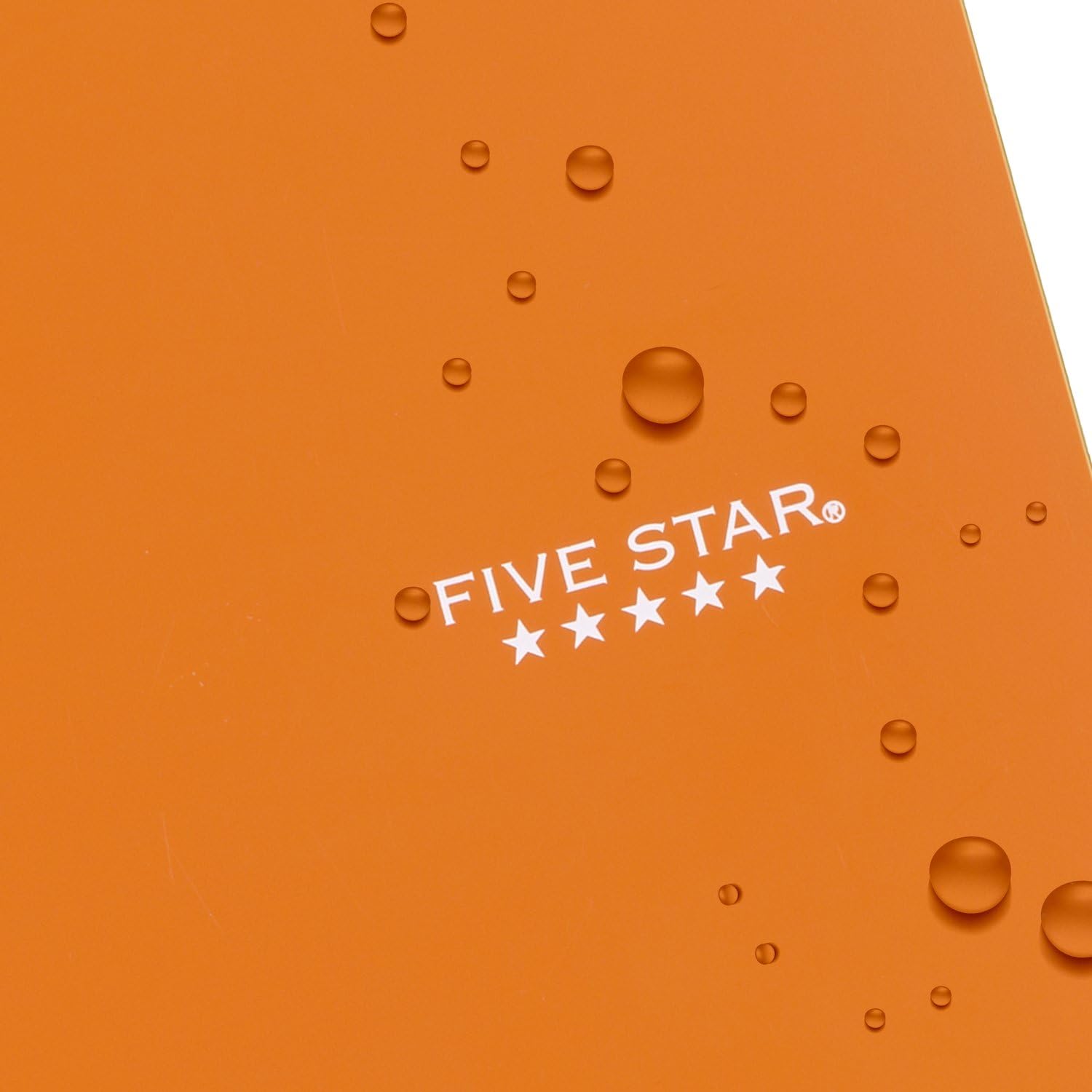Five Star Spiral Notebook + Study App, 2 Subject, College Ruled, 8-1/2" x 11", 120 Sheets, Fights Ink Bleed, Purple, Orange, Green, Blue, Gray, Black, Color Will Vary, 1 Count (824230)