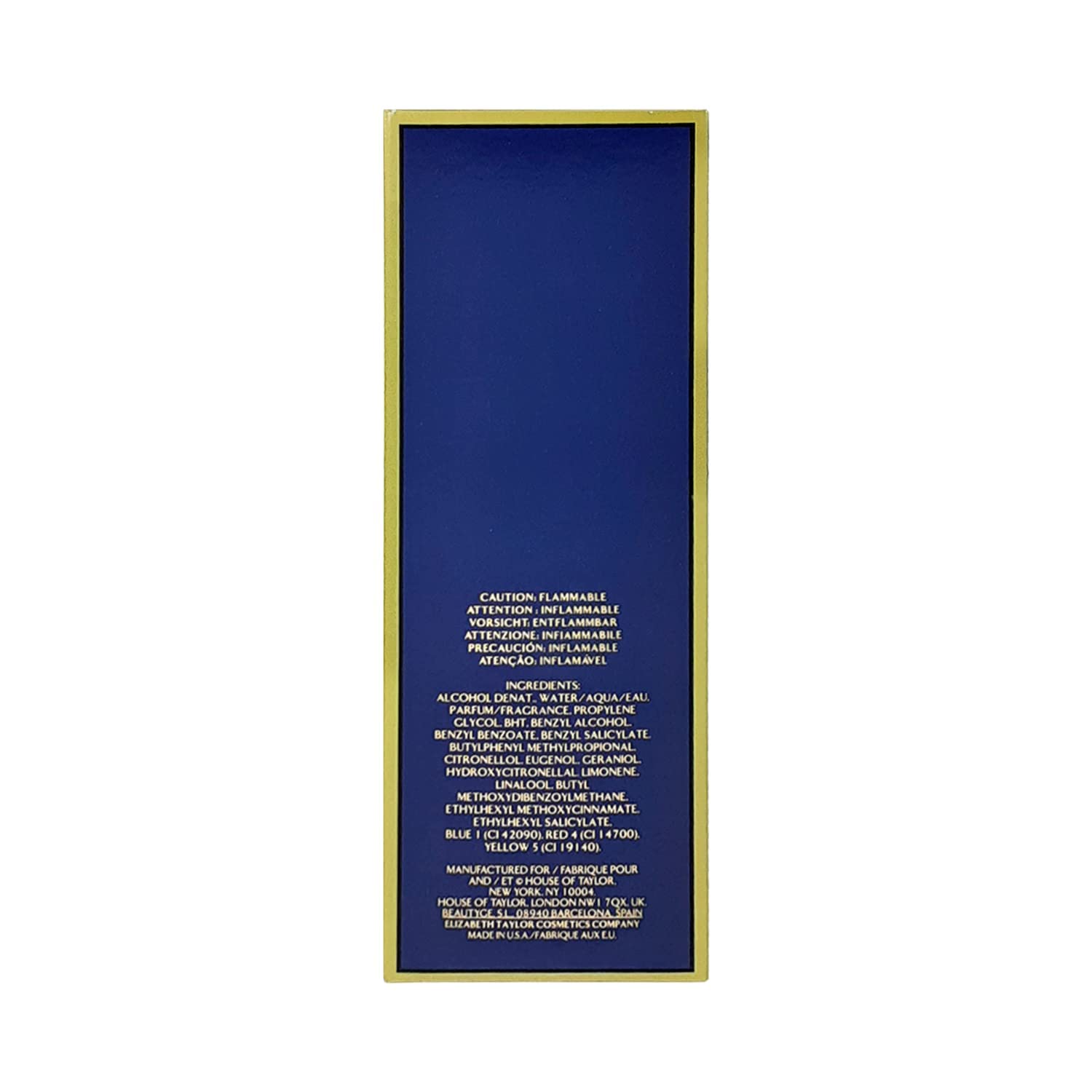 DIAMONDS and SAPHIRES by Elizabeth Taylor Eau De Toilette Spray 3.4 oz Women