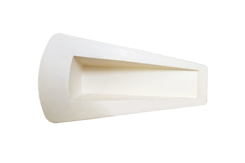 Shepherd Hardware 8935E Door Wedge, 2-Pack, Almond