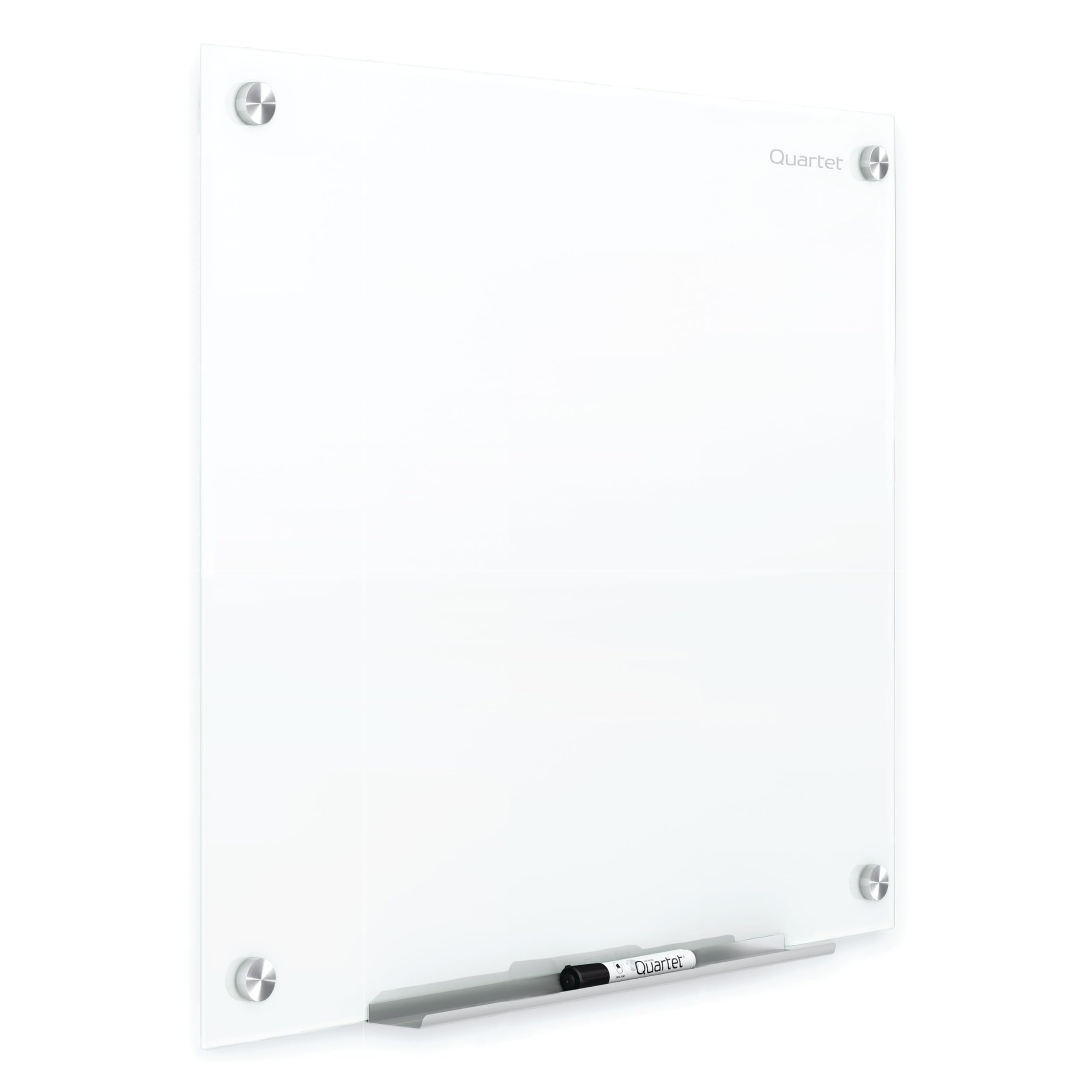 Quartet Dry Erase Board, Magnetic Whiteboard 48" x 48", Glass Board for Wall, Infinity, Brilliance White (G24848W)