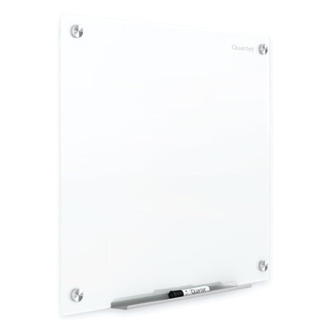 Quartet Dry Erase Board, Magnetic Whiteboard 48" x 48", Glass Board for Wall, Infinity, Brilliance White (G24848W)