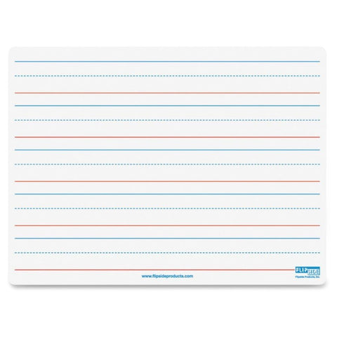 Flipside, FLP10076, Double-Sided Magnetic Dry Erase Board, 1 Each,White