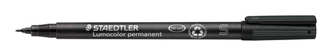 STAEDTLER 313 WP6 Lumocolor Universal Permanent Superfine Pens - Assorted Colours