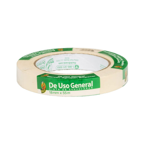 Duck Brand 394689 General Purpose Masking Tape, 0.7-Inch by 60-Yard, Single Roll, Beige