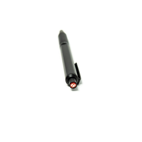 Zebra Pen, STEEL G-450 Retractable Gel Pens, Black Ink, 0.7mm Medium Point, Rapid Dry Ink – No Smears or Smudges, Weighted Brass Barrel, Refillable, 1-Pack, (49511)