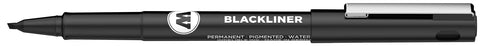 Molotow Blackliner Pen, Chisel Tip, Black Permanent Ink, 1 Each (703.210)