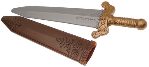 U. S. Toy One Roman Style Play Pretend Plastic Sword Costume, Large, Brown, 18.5" (USTMX39)