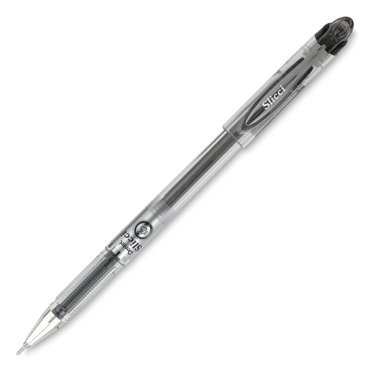 Pentel Arts Slicci 0.25 mm Extra Fine Gel Pen, Black Ink, 1 Pack (BG202BPA)
