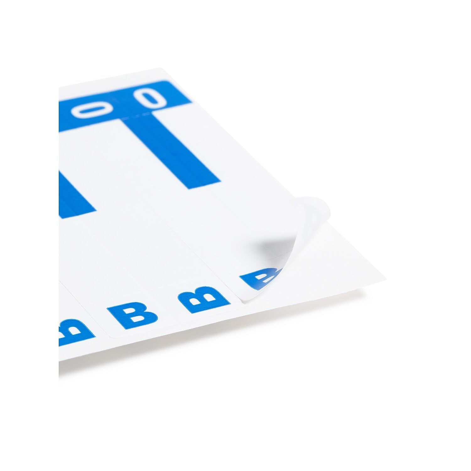 Smead AlphaZ NCC Color-Coded Label, B&O, Label Sheet, Dark Blue, 100 per Pack (67153)
