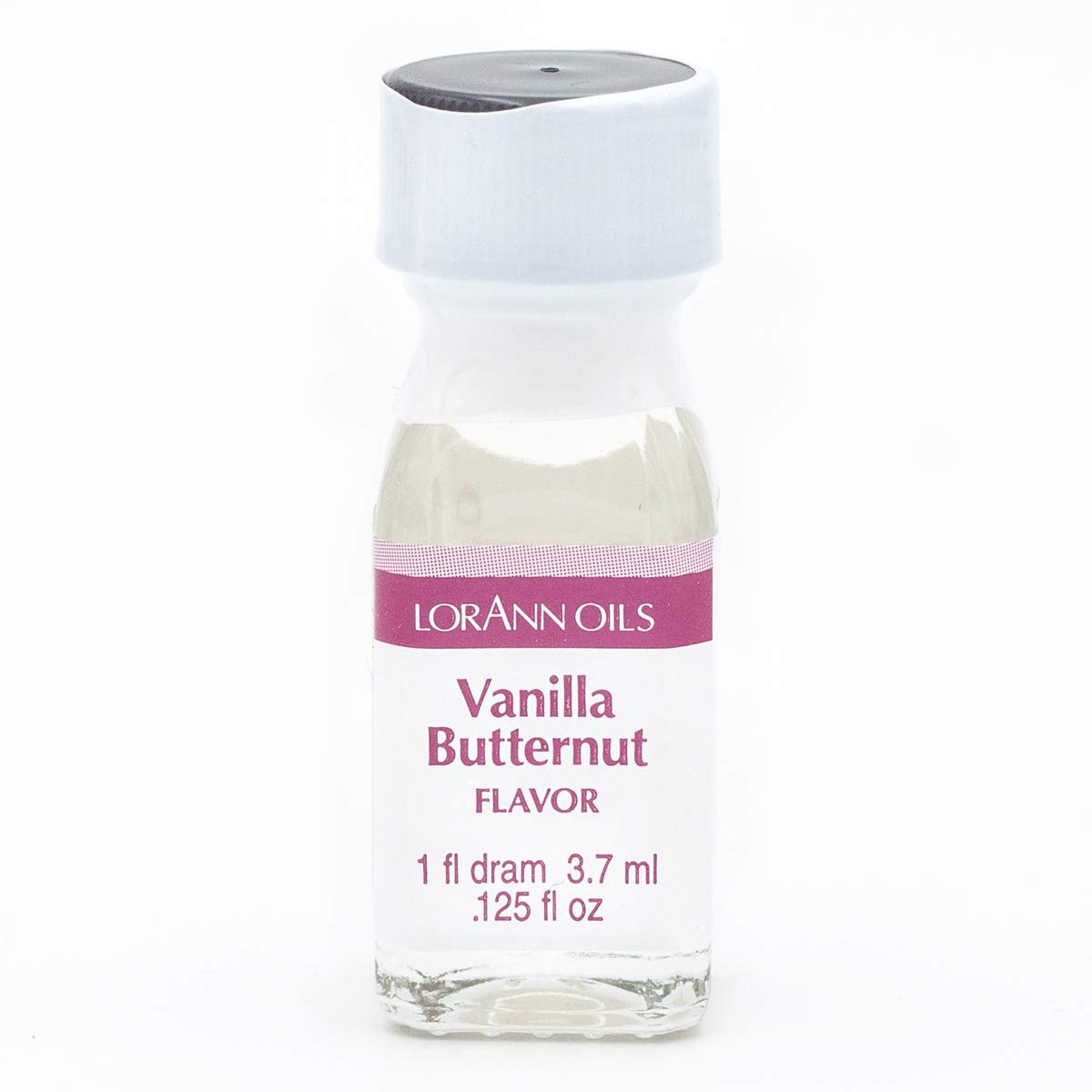 LorAnn Oils Super Strength Flavoring, Used For Candy Making, Flavoring, Baking, Hard Candy, & Flavor Oils - Bold, Natural Flavors 4X Stronger Than Extracts - Vanilla Butternut, Pack of 2, 0.125 fl oz