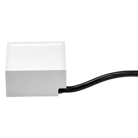 Bostitch Office Konnect Power Hub, Two Outlets Charging Station for Desktop, Shallow Tray Top, White