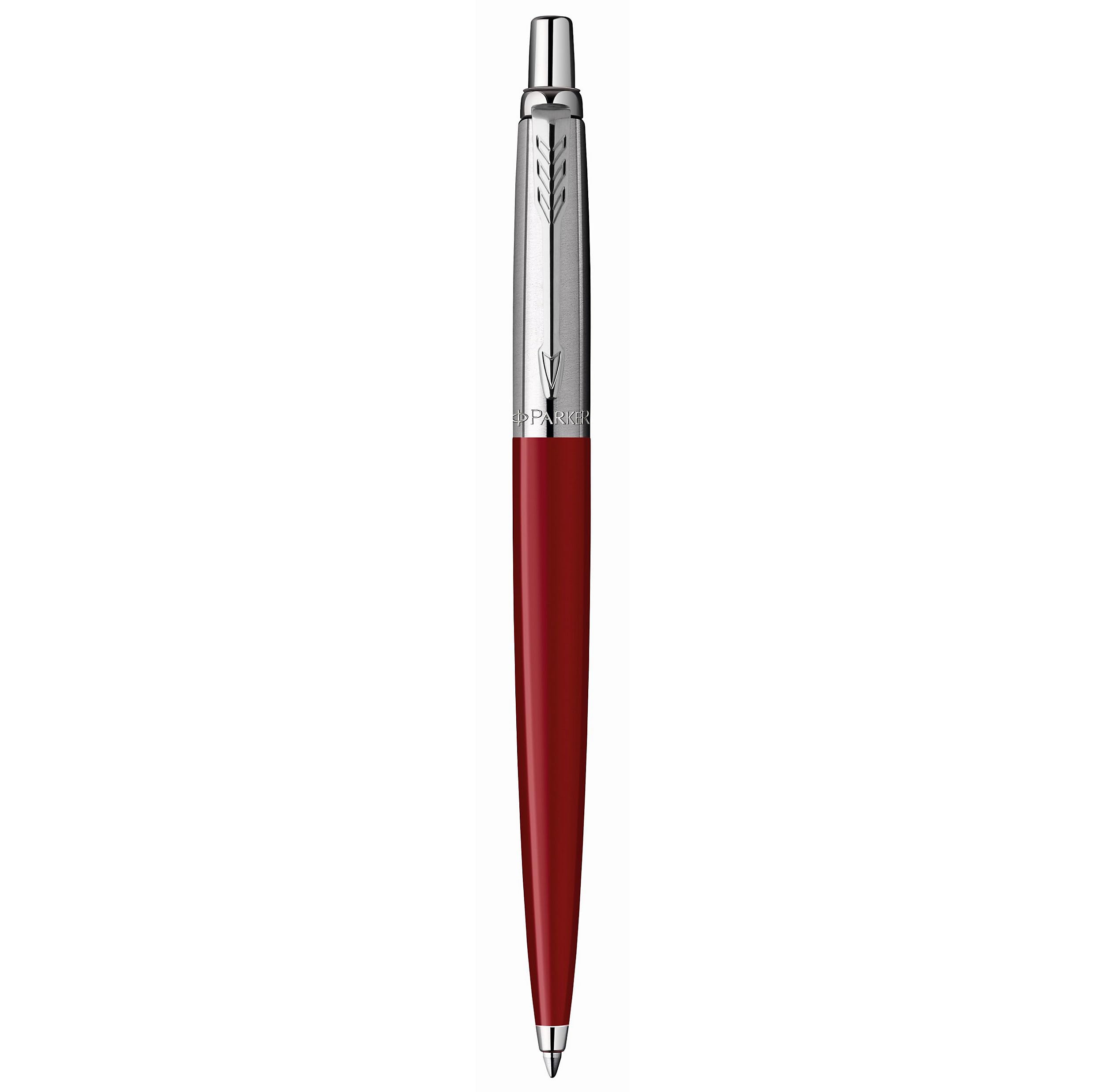 Parker Jotter Originals Ballpoint Pen, Classic Red Finish, Medium Point, Blue Ink, 1 Count - Smooth Writing, Sleek, Polished, Professional, Desk Essentials