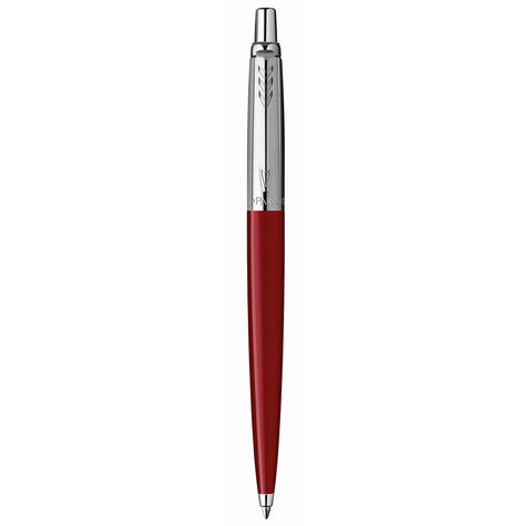 Parker Jotter Originals Ballpoint Pen, Classic Red Finish, Medium Point, Blue Ink, 1 Count - Smooth Writing, Sleek, Polished, Professional, Desk Essentials