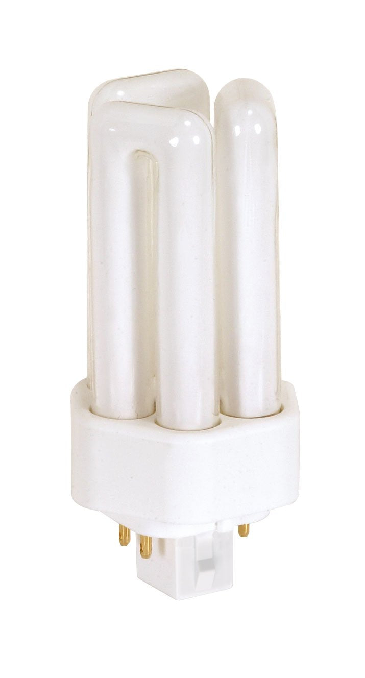 Satco S8398 4100K 13-Watt GX24q-1 Base T4 Triple 4-Pin Tube for Electronic and Dimming Ballasts