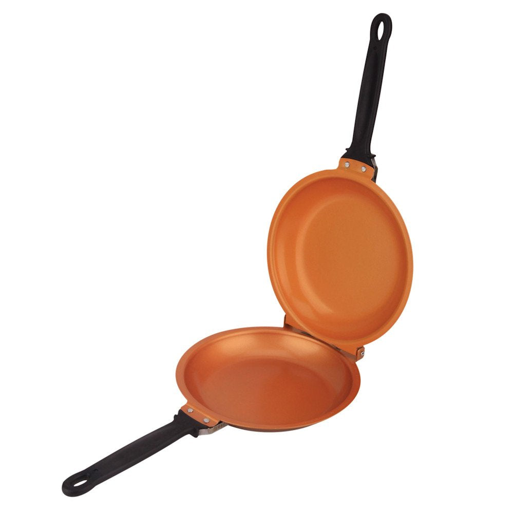 Pancake Copper Pans 8" Non-Stick Flip Pancake Copper Pan