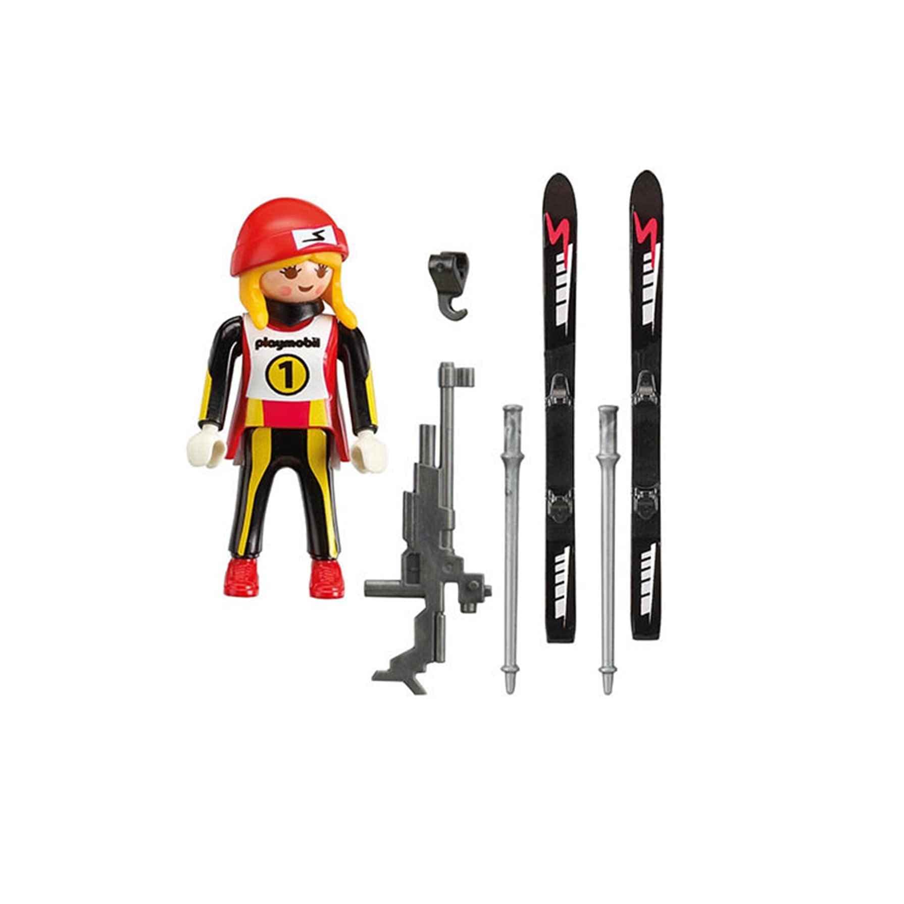 PLAYMOBIL Female Biathlete Figure Building Set