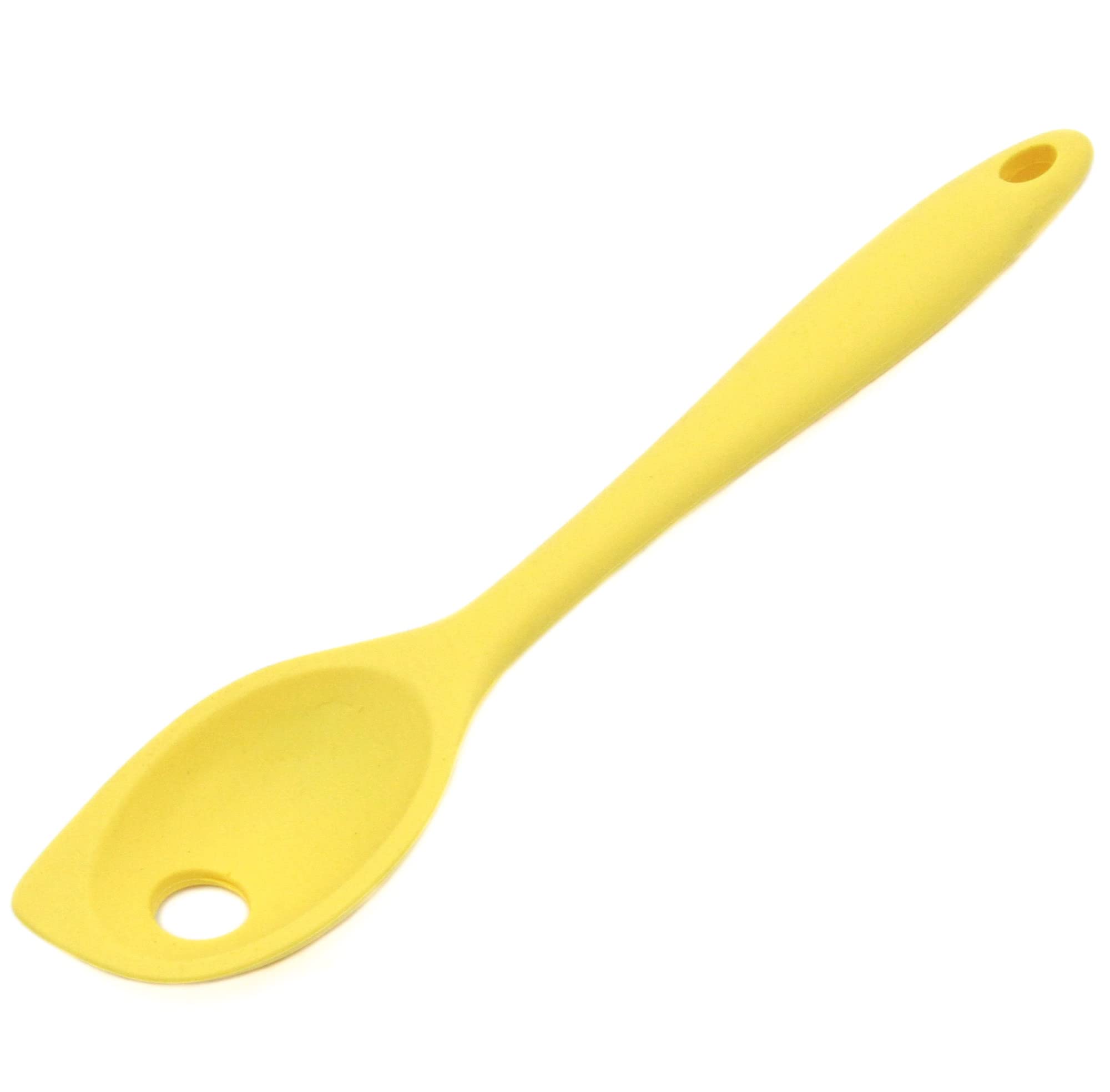 Chef Craft Premium Silicone Mixing Spoon, 11 inch, Yellow