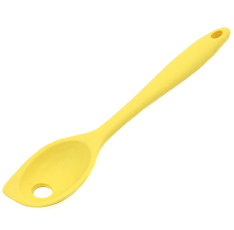 Chef Craft Premium Silicone Mixing Spoon, 11 inch, Yellow