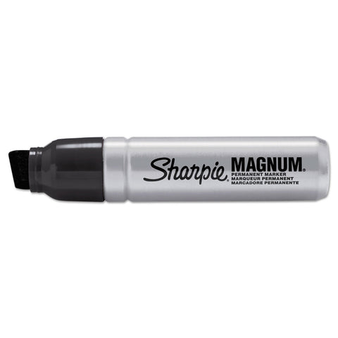 SHARPIE Magnum Permanent Markers, Chisel Tip, Black, (Pack of 1)